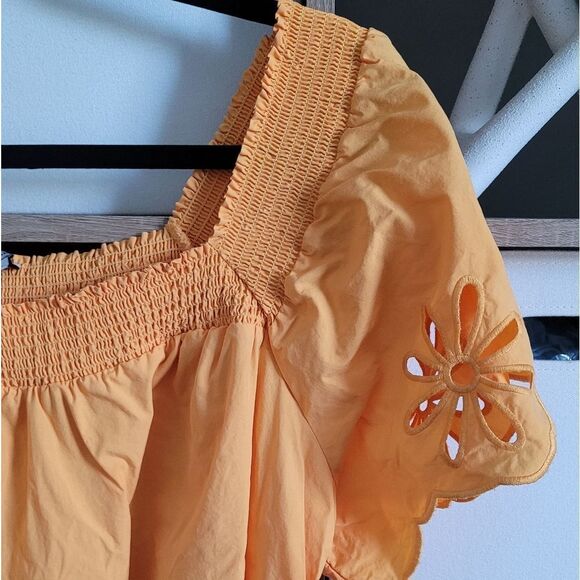 Rails Sonora ☀️Marigold eyelet Blouse Size XL - Picture 7 of 13